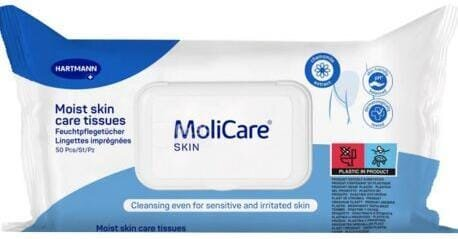 Серветки вологі MoliCare Skin для тіла, 50 штук