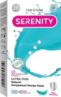 Презервативи Serenity Ultra Thin, 10 штук