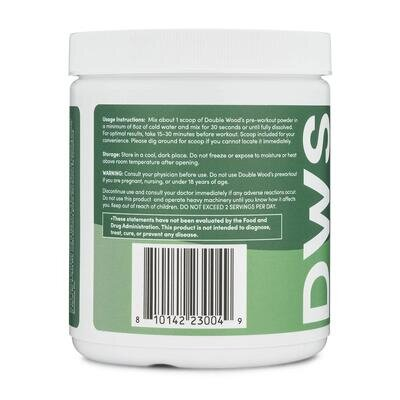 Передтренувальний комплекс Double Wood Pre-Workout Blue Raspberry, 30 порцій 260 г
