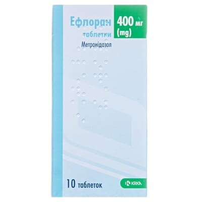Ефлоран таблетки по 400 мг №10 у флак.