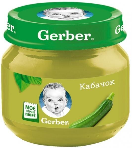 Пюре овочеве Gerber Кабачок, 80 г