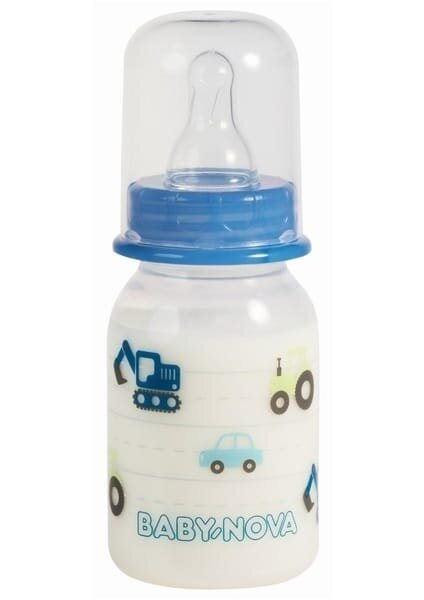 Пляшка Baby-Nova 46000-2 поліпропілен з декором для хлопчика, 125 мл