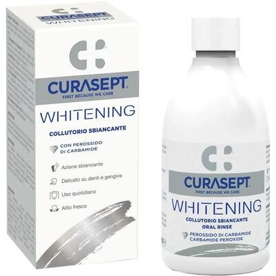 Ополіскувач для порожнини рота Curasept Whitening відбілюючий з фтором, 300 мл