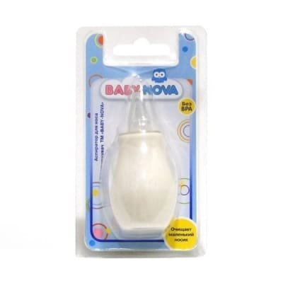 Аспіратор для носа Baby-Nova 33305 дитячий, 1 штука