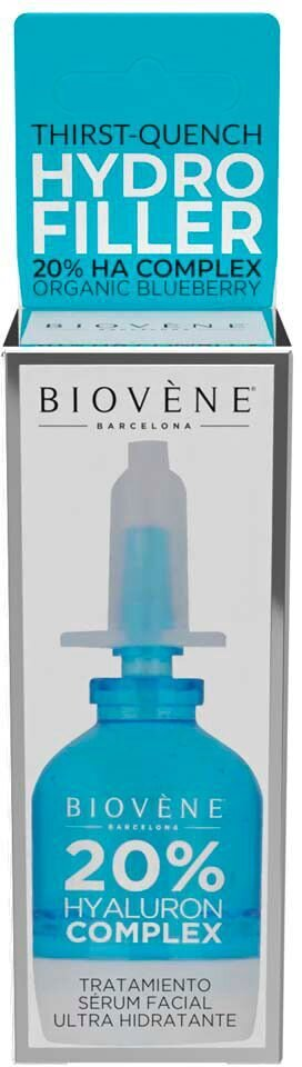 Сироватка для обличчя Biovene живильна з гіалуроновою кислотою та чорницею, 10 мл