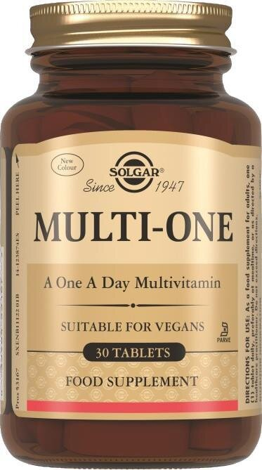 Мультивітаміни Solgar Multi-One таблетки №30