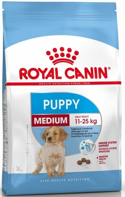 Корм сухий для цуценят Royal Canin Medium Puppy середніх порід до 12 місяців, 1 кг