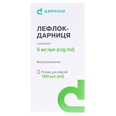Лефлок-Дарниця розчин д/інф. 5 мг/мл по 100 мл у флак.