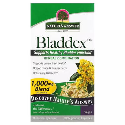 Здоров'я сечового міхура Nature's Answer Bladdex 1000 мг, 90 вегетаріанських капсул