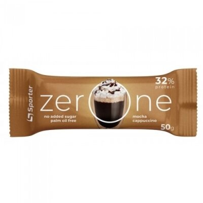 Батончик протеїновий Sporter Zero One Mocha Cappuccino, 50 г