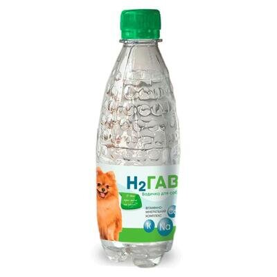 Вода для собак H2Pets Н2Гав вітамінізована артезіанська, 500 мл