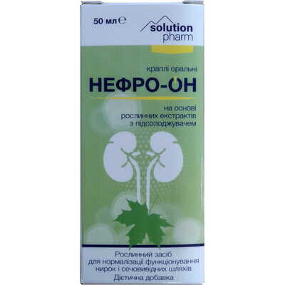 Нефро-Он Solution Pharm краплі по 50 мл у флак.