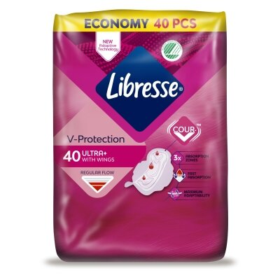 Прокладки гігієнічні Libresse Ultra+, 40 шт