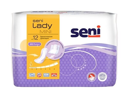 Прокладки урологічні Seni Lady mini, 10+2 штук