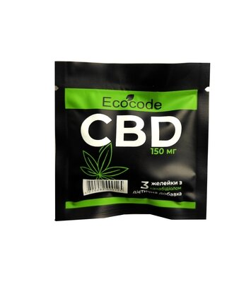 Канабідіол CBD Ecocode 1500 мг желейки №30 в саше