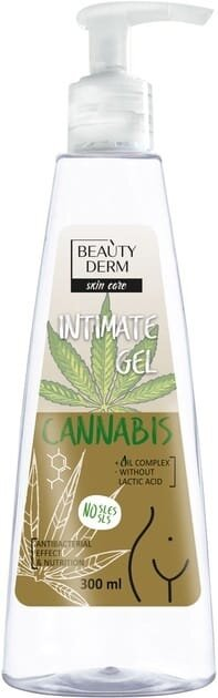 Гель для інтимної гігієни Beauty Derm з оліями Cannabis, 300 мл