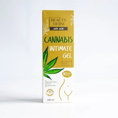 Гель для інтимної гігієни Beauty Derm з оліями Cannabis, 300 мл