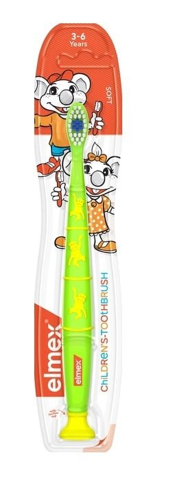 Зубна щітка Elmex Kids з 3 до 6 років, м'яка