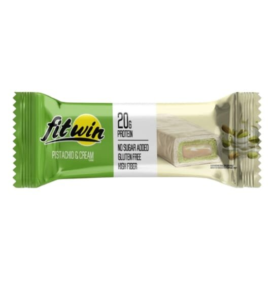Батончик FitWin протеїновий з начинкою фісташковий крем, 1 шт по 60 г