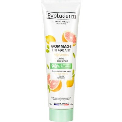 Скраб для обличчя Evoluderm стимулюючий з цитрусами, 150 г