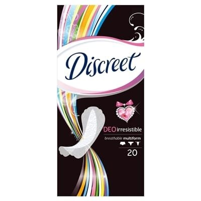 Прокладки щоденні Discreet Deo Irresistible Multiform, 20 штук
