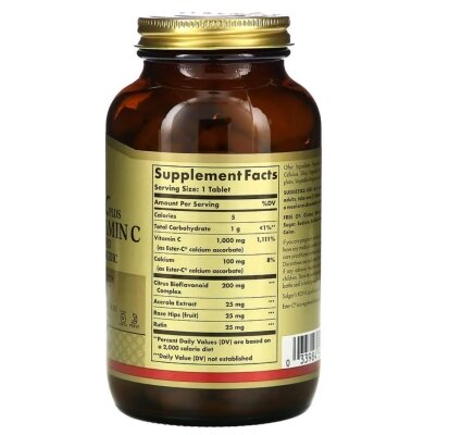 Вітамін С Solgar Ester-C Plus 1000 мг Vitamin C таблетки №180