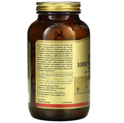 Вітамін С Solgar Ester-C Plus 1000 мг Vitamin C таблетки №180