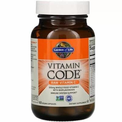 Вітамін С Garden of Life Vitamin Code Vitamin C, 60 капсул