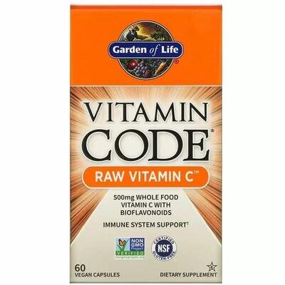 Вітамін С Garden of Life Vitamin Code Vitamin C, 60 капсул