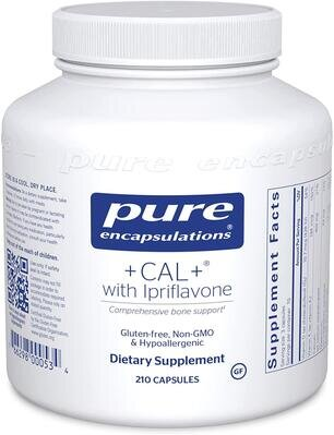 Вітаміни при остеопорозі Pure Encapsulations + CAL + Ipriflavone, 210 капсул