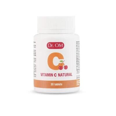 Вітамін С натуральний Dr. OM Vitamin C natural 360 мг таблетки №30