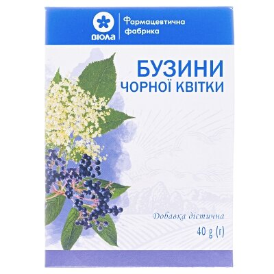 Бузина чорна по 40 г в пач.