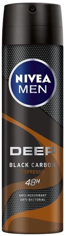 Дезодорант-антиперспірант спрей Nivea Men Deep Espresso 48h (85367), 150 мл