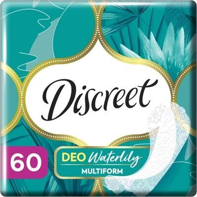 Прокладки щоденні Discreet Deo Waterlily Multiform, 60 шт