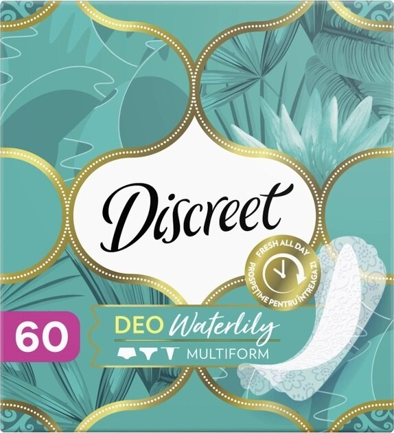 Прокладки щоденні Discreet Deo Waterlily Multiform, 60 шт