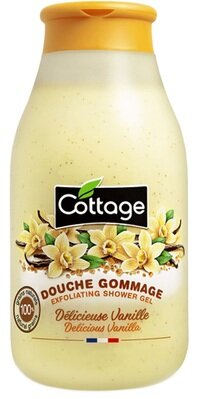 Гель-ексфоліант для душу Cottage Delicious Exfoliating Shower Gel ніжний відлущуючий Ваніль, 270 мл