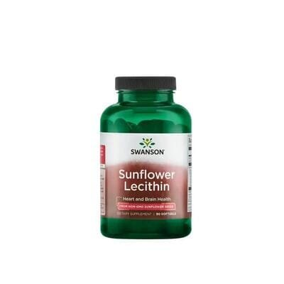 Лецитин соняшниковий Swanson Sunflower Lecithin 1200 мг, 90 гелевих капсул
