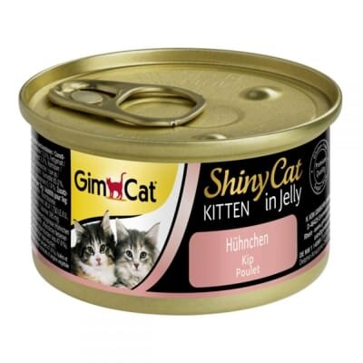Корм вологий для кошенят GimCat Shiny Cat Kitten з куркою в желе, 70 г