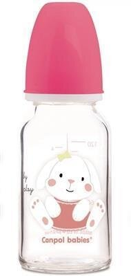 Пляшечка скляна Canpol Babies Sweet Fun Sweet Fun 42/602 з малюнком, 120 мл