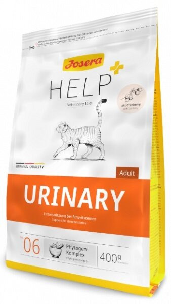Корм сухий для котів Josera Help Urinary Cat при сечокам'яній хворобі у кішок, 400 г