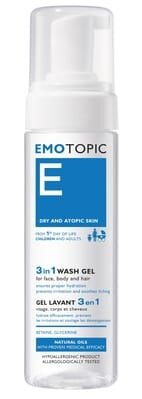 Пінний шампунь Pharmaceris Е Emotopic фізіологічний зволожуючий для обличчя, тіла та волосся, 200 мл
