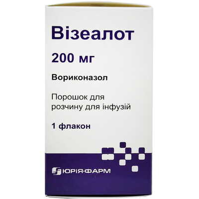 Візеалот порошок для р-ну д/ін. по 200 мг №1 у флак.