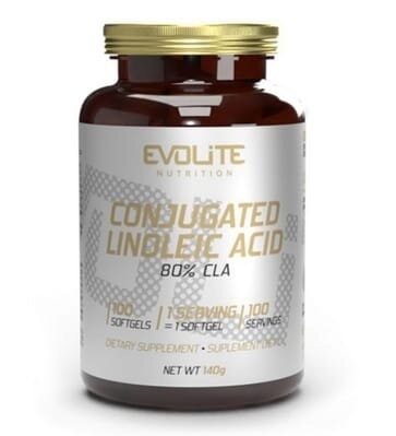 Жироспалювач Evolite Nutrition CLA кон'югована лінолева кислота, 100 м'яких гелевих капсул