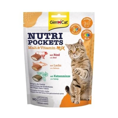 Ласощі для кішок GimCat Nutri Pockets Мультивітамін мікс, 150 г