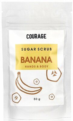 Скраб для тіла Courage цукровий mini банан, 50 г