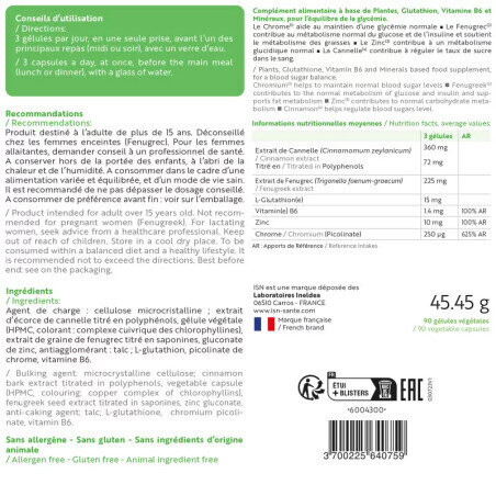 Гліко-стаб Ineldea Glyco-stab, 90 капсул