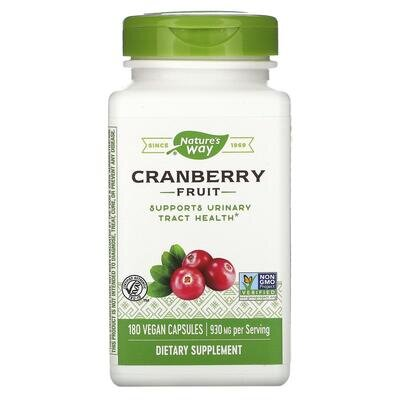 Журавлина Nature's Way Cranberry екстракт ягід 465 мг, 180 капсул