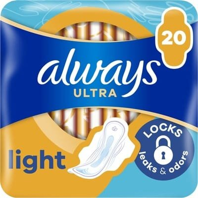 Прокладки гігієнічні Always Ultra Light, 3 краплі, 1 розмір, 20 шт