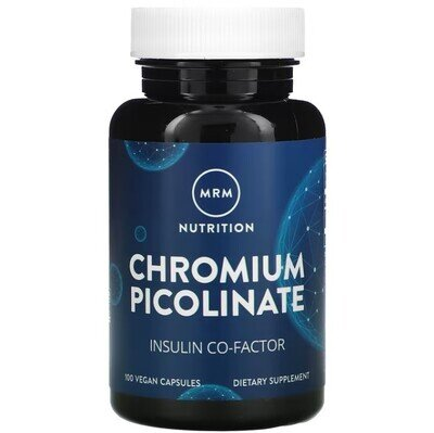 Піколінат хрому MRM Nutrition Chromium Picolinate веганські капсули по 200 мкг №100
