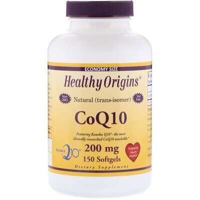 Коензим Q10 Healthy Origins Kaneka Q10 (CoQ10) 200 мг, 150 капсул